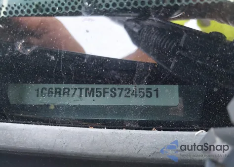 2015 Ram 1500 Big Horn из США, поврежденный, VIN 1C6RR7TM5FS724551